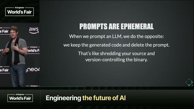 Prompts are ephemeral