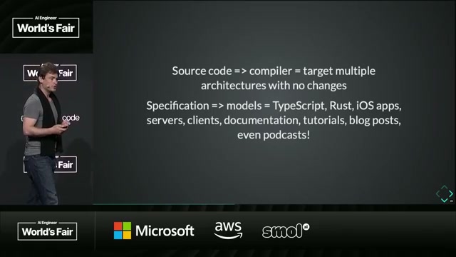 Specification feeding into models
